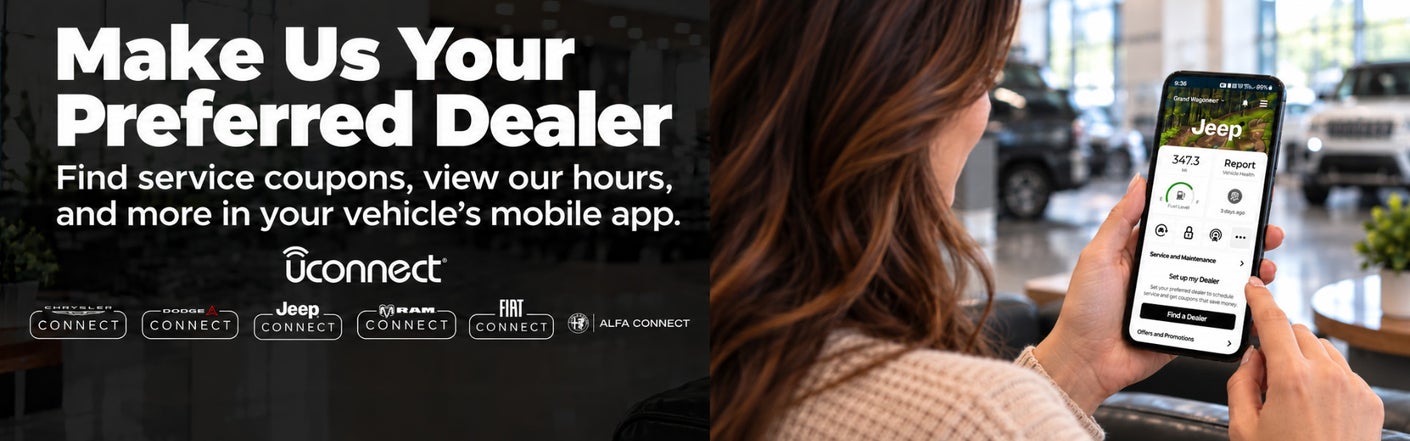 uconnect® make us your preferred dealer | Pischke Motors of West Salem in West Salem WI