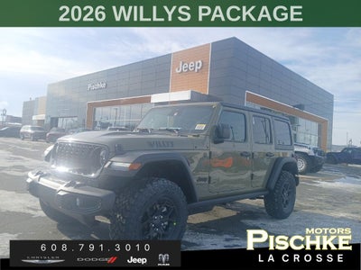 2026 Jeep Wrangler WRANGLER 4-DOOR WILLYS