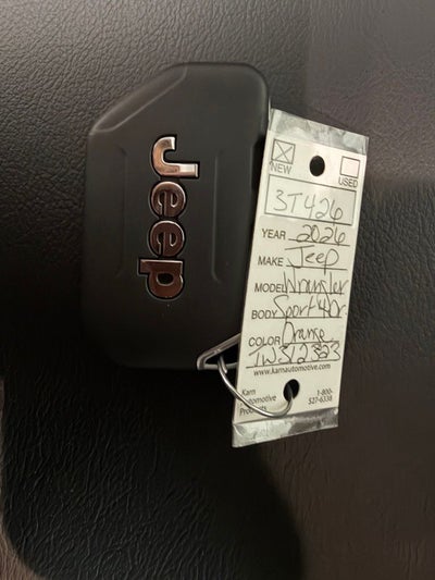 2026 Jeep Wrangler WRANGLER 4-DOOR WILLYS