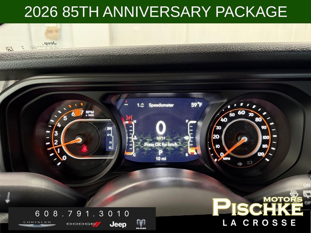 2026 Jeep Wrangler WRANGLER 4-DOOR 85TH ANNIVERSARY EDITION