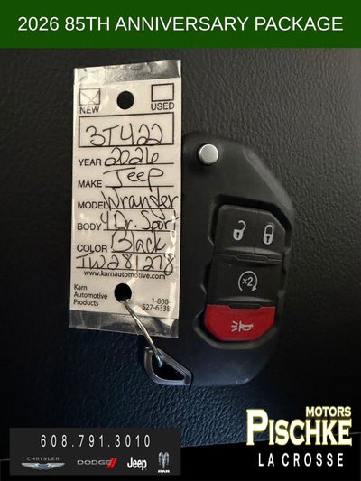 2026 Jeep Wrangler WRANGLER 4-DOOR 85TH ANNIVERSARY EDITION