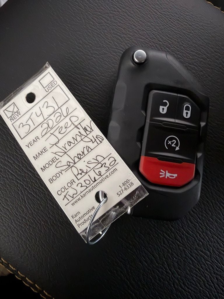 2026 Jeep Wrangler WRANGLER 4-DOOR SAHARA