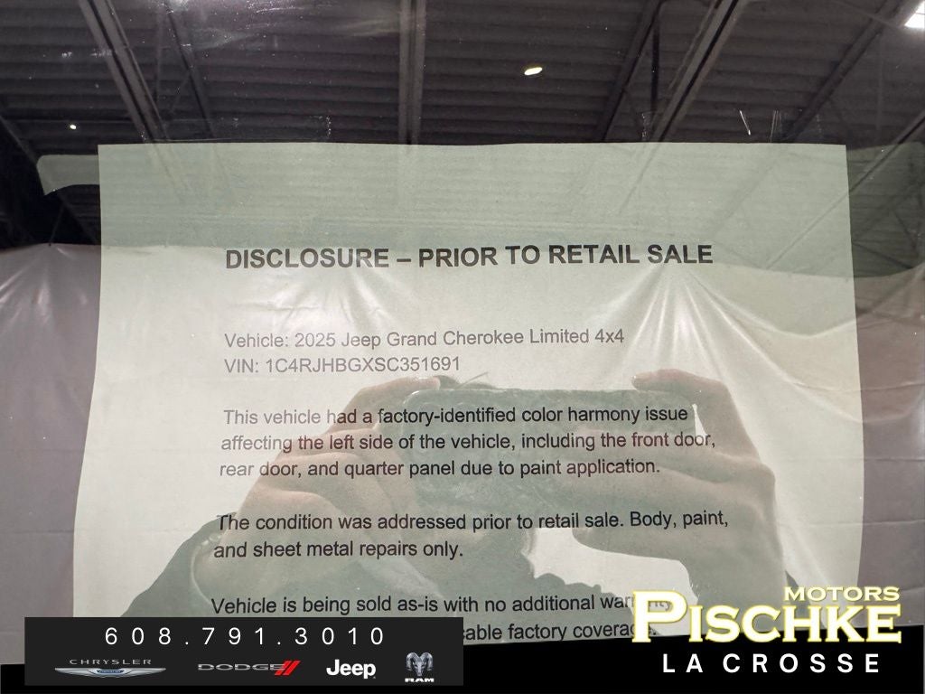 2025 Jeep Grand Cherokee Limited 4x4