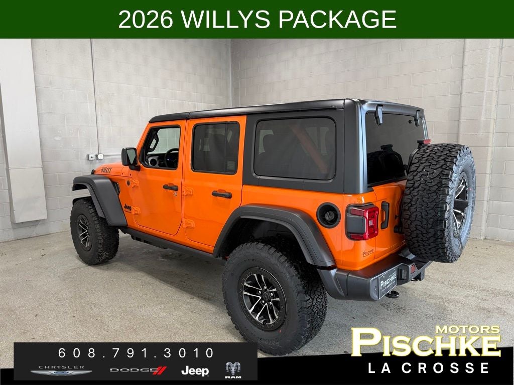 2026 Jeep Wrangler WRANGLER 4-DOOR WILLYS