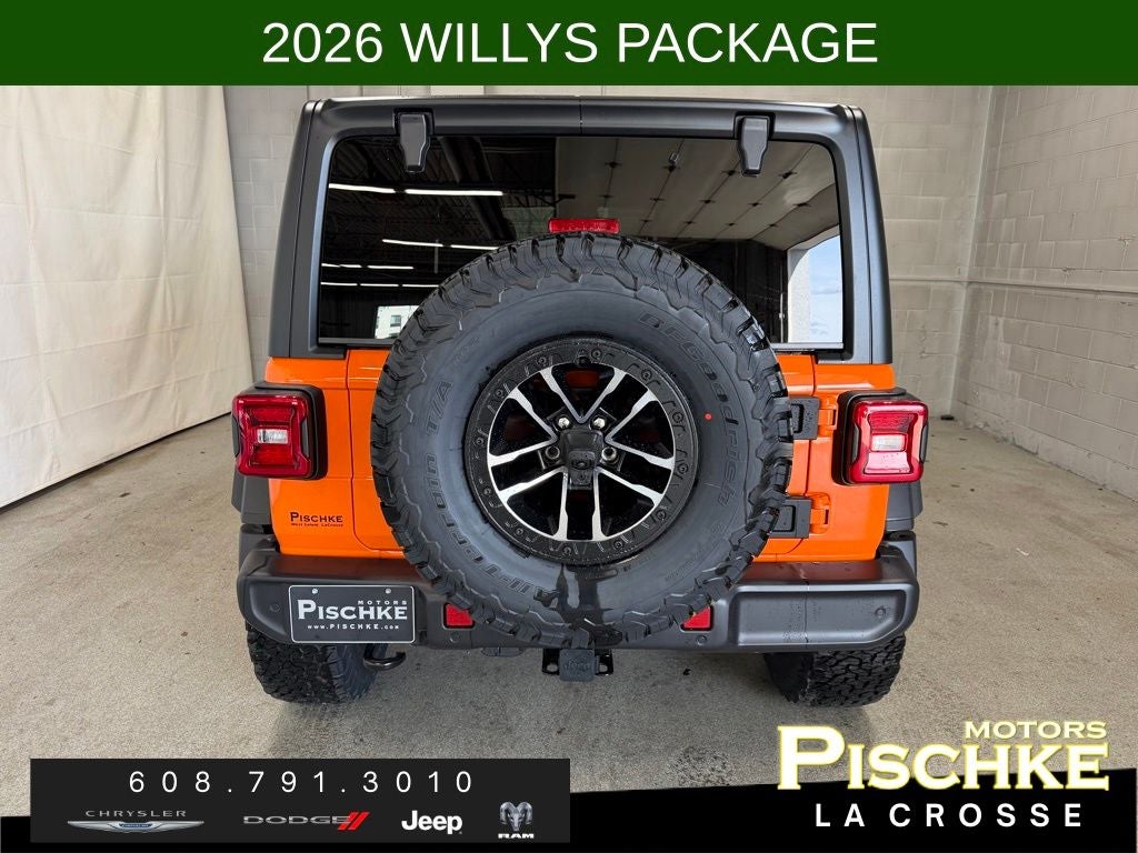 2026 Jeep Wrangler WRANGLER 4-DOOR WILLYS