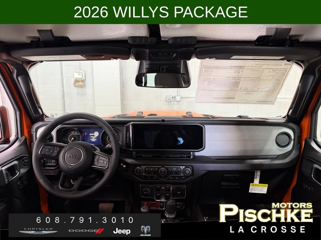 2026 Jeep Wrangler WRANGLER 4-DOOR WILLYS