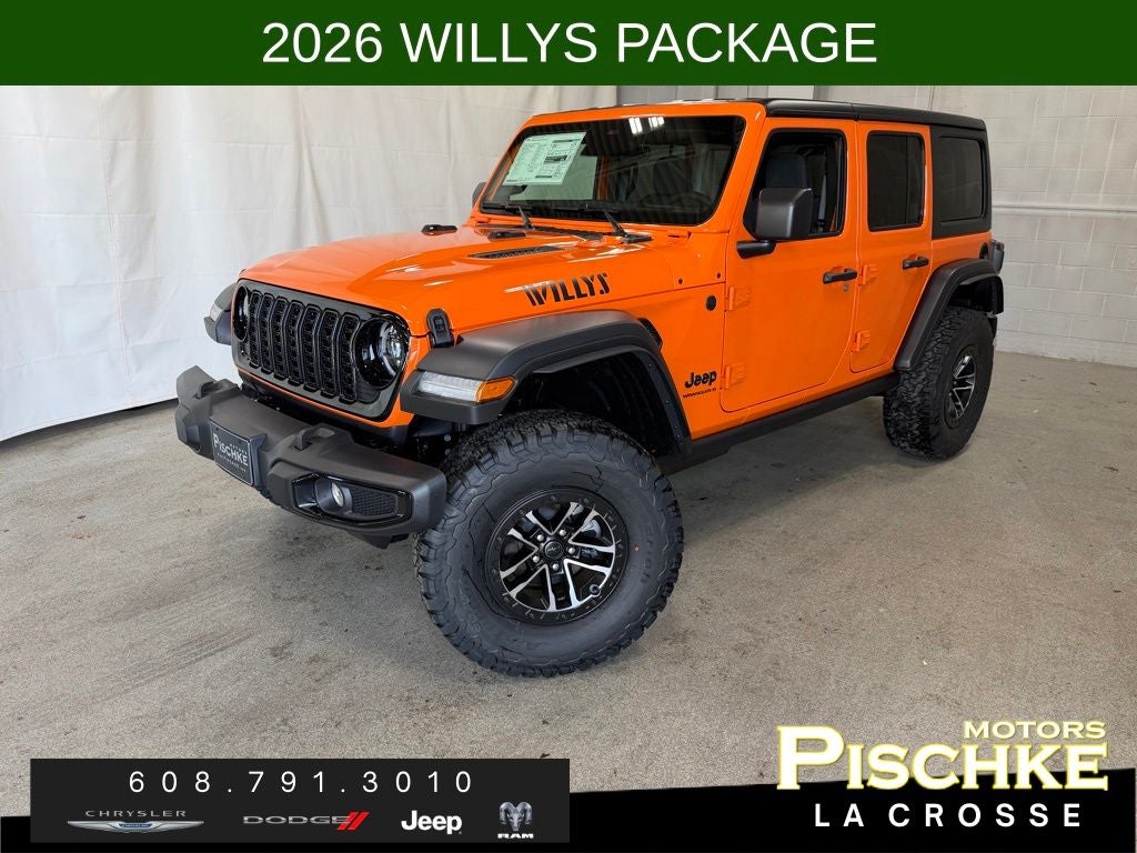 2026 Jeep Wrangler WRANGLER 4-DOOR WILLYS