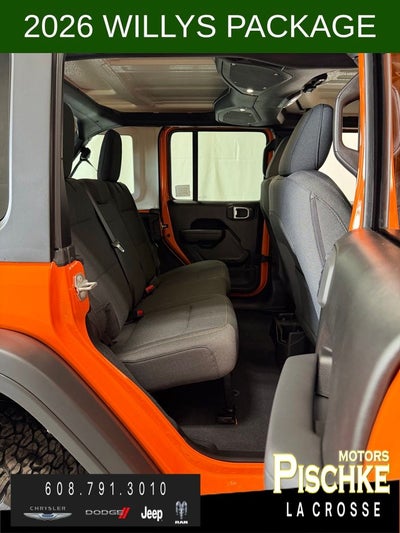 2026 Jeep Wrangler WRANGLER 4-DOOR WILLYS