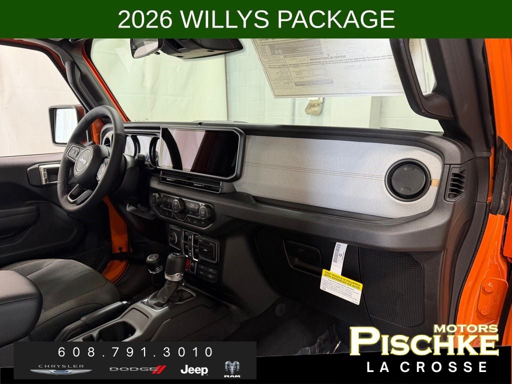 2026 Jeep Wrangler WRANGLER 4-DOOR WILLYS