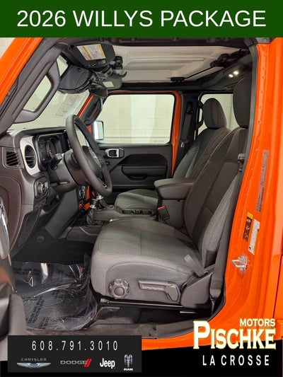2026 Jeep Wrangler WRANGLER 4-DOOR WILLYS
