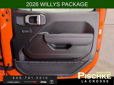 2026 Jeep Wrangler WRANGLER 4-DOOR WILLYS