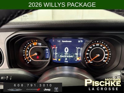 2026 Jeep Wrangler WRANGLER 4-DOOR WILLYS