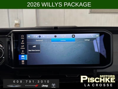 2026 Jeep Wrangler WRANGLER 4-DOOR WILLYS