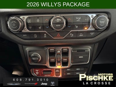 2026 Jeep Wrangler WRANGLER 4-DOOR WILLYS