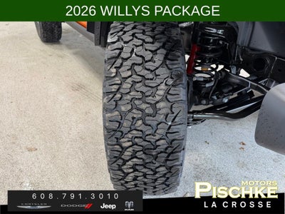 2026 Jeep Wrangler WRANGLER 4-DOOR WILLYS