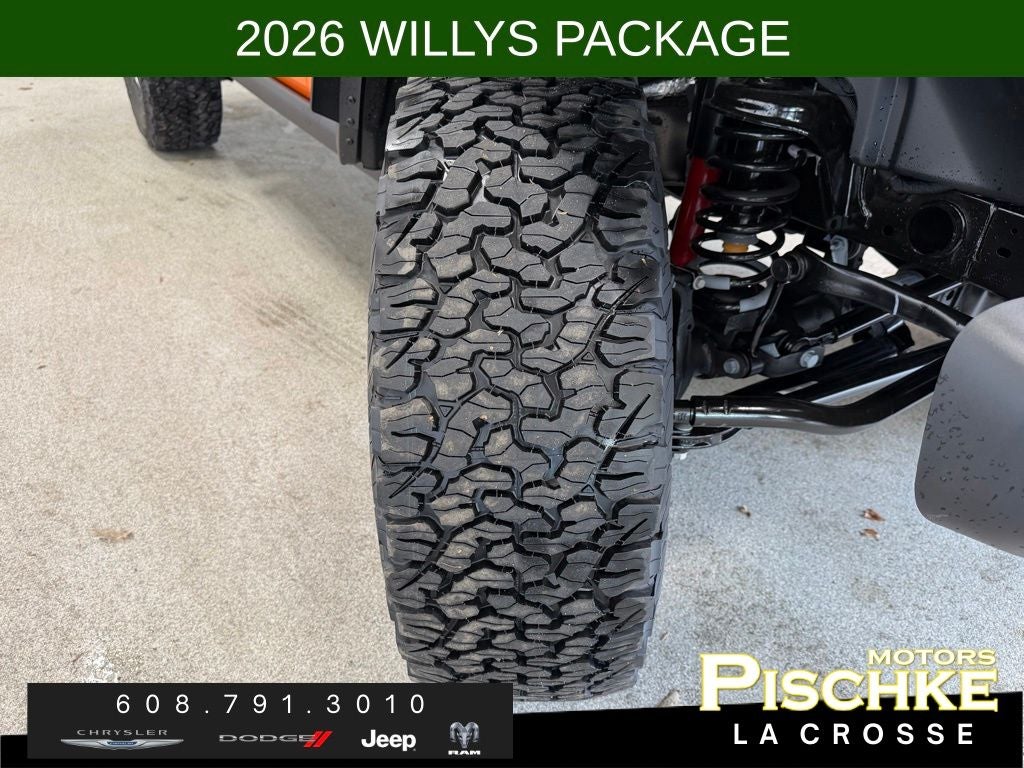 2026 Jeep Wrangler WRANGLER 4-DOOR WILLYS