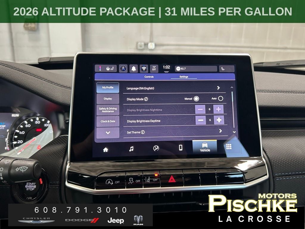 2026 Jeep Compass COMPASS LATITUDE ALTITUDE 4X4