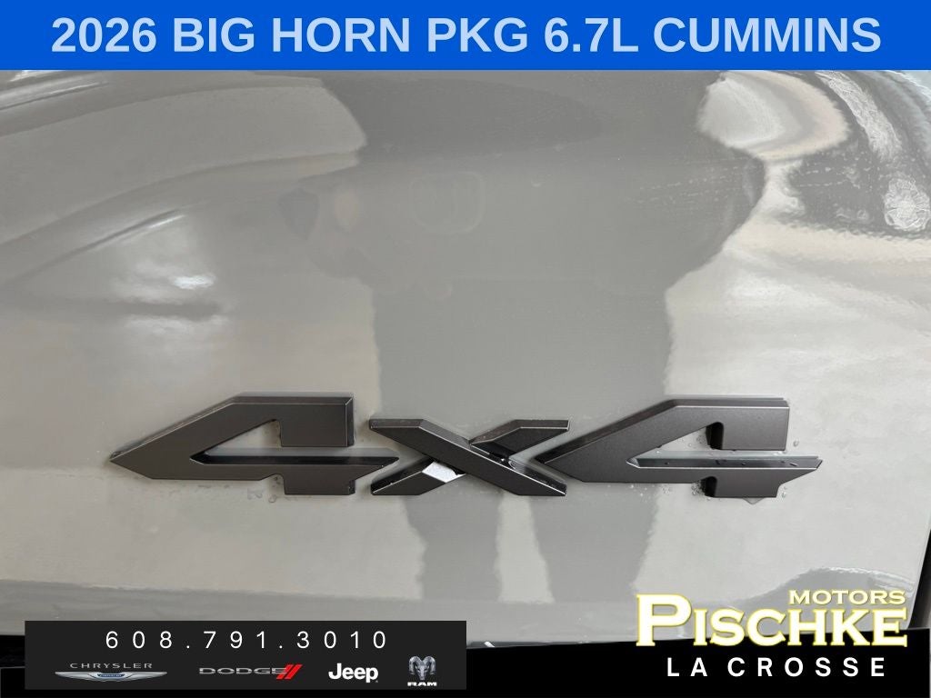 2026 RAM Ram 2500 RAM 2500 BIG HORN CREW CAB 4X4 6'4' BOX
