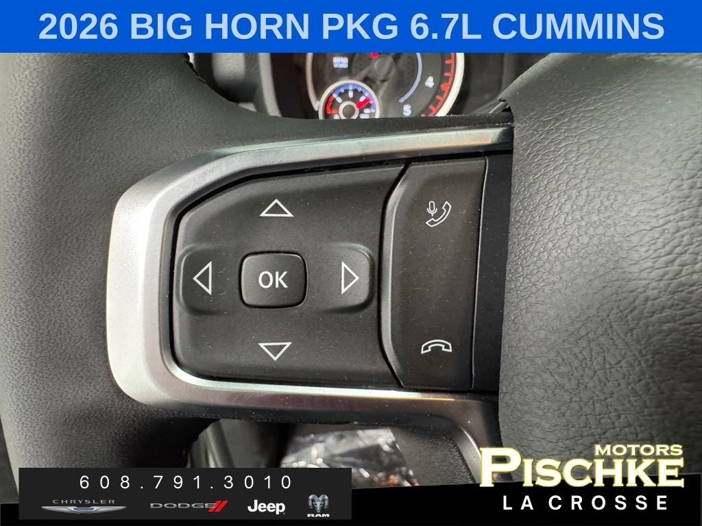 2026 RAM Ram 2500 RAM 2500 BIG HORN CREW CAB 4X4 6'4' BOX