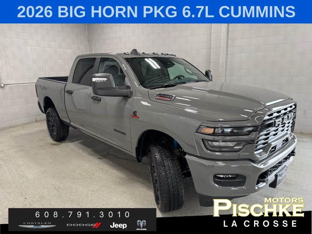 2026 RAM Ram 2500 RAM 2500 BIG HORN CREW CAB 4X4 6'4' BOX