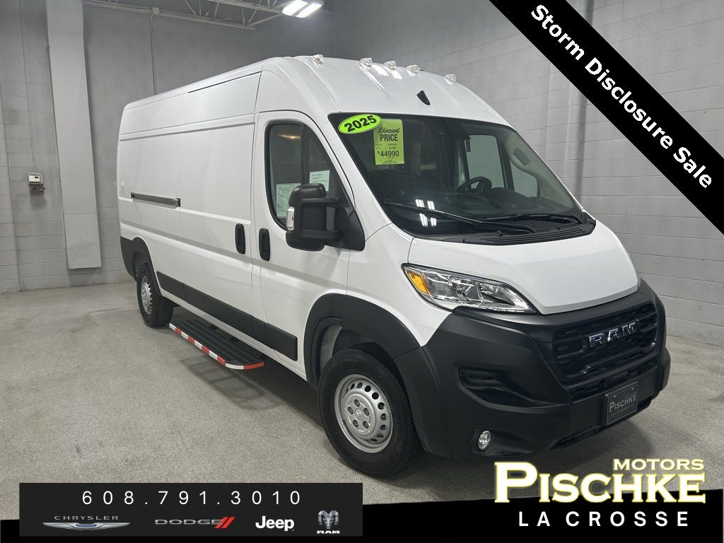 2025 RAM ProMaster 2500 Cargo Van Tradesman High Roof 159' WB w/Pass Seat