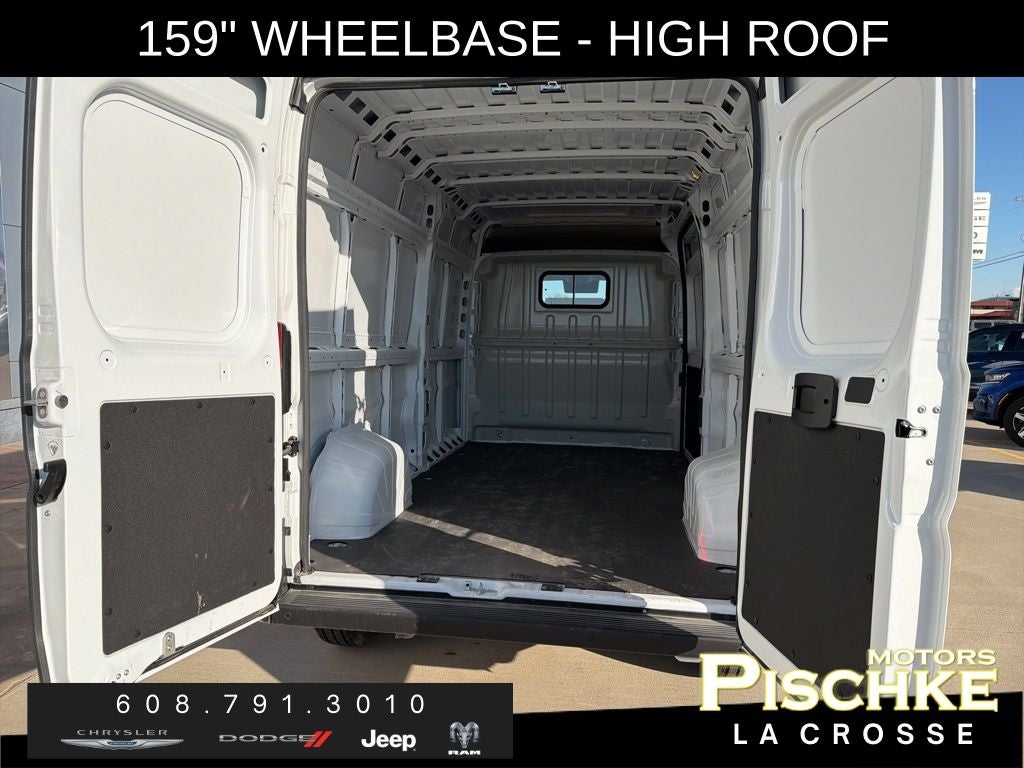 2025 RAM ProMaster 2500 Cargo Van Tradesman High Roof 159' WB w/Pass Seat