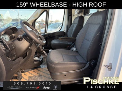 2025 RAM ProMaster 2500 Cargo Van Tradesman High Roof 159' WB w/Pass Seat