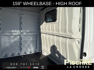 2025 RAM ProMaster 2500 Cargo Van Tradesman High Roof 159' WB w/Pass Seat