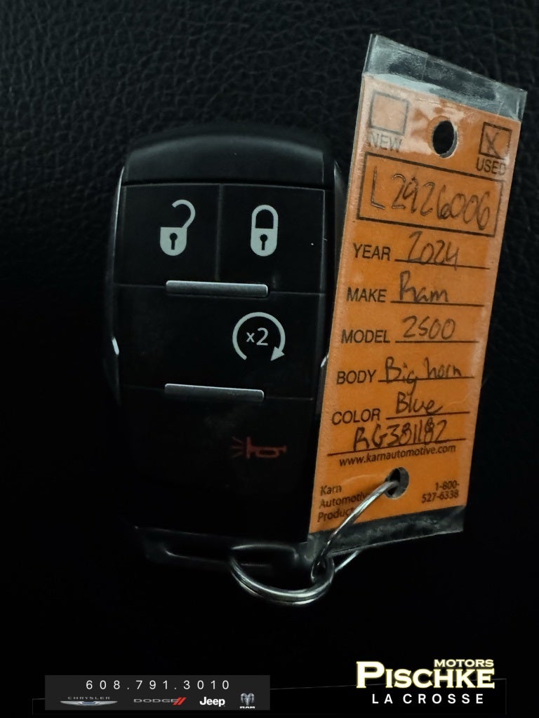 2024 RAM 2500 Big Horn Crew Cab 4x4 6'4' Box