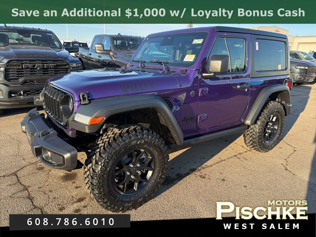 2026 Jeep Wrangler WRANGLER 2-DOOR WILLYS