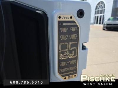 2026 Jeep Wrangler WRANGLER 4-DOOR 85TH ANNIVERSARY EDITION