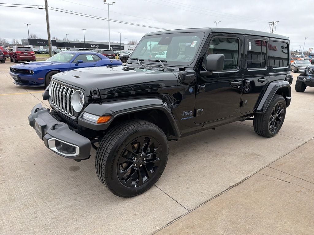 Used 2025 Jeep Wrangler 4xe Sahara 4XE with VIN 1C4RJXP61SW579264 for sale in West Salem, WI