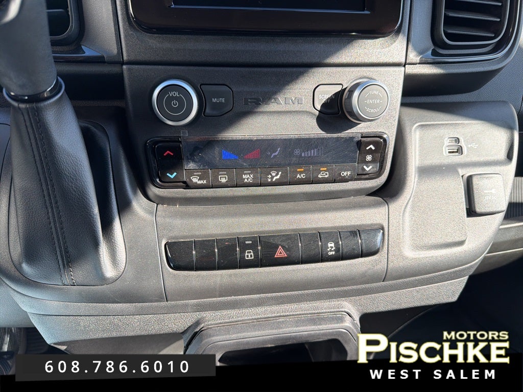 2025 RAM ProMaster 1500 Cargo Van Tradesman Low Roof 136' WB w/Pass Seat