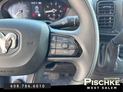 2025 RAM ProMaster 1500 Cargo Van Tradesman High Roof 136' WB w/Pass Seat
