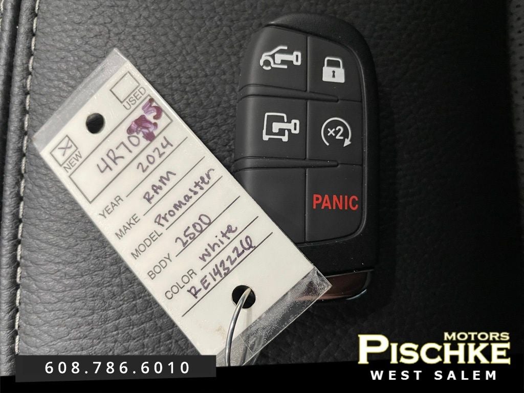 2024 RAM Ram ProMaster RAM PROMASTER 2500 SLT+ CARGO VAN HIGH ROOF 159' WB