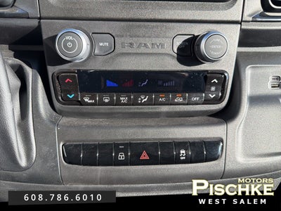 2025 RAM ProMaster 2500 Cargo Van Tradesman High Roof 159' WB w/Pass Seat