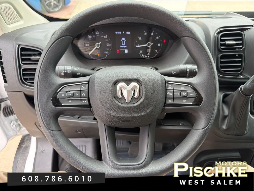 2025 RAM ProMaster 2500 Cargo Van Tradesman High Roof 159' WB w/Pass Seat