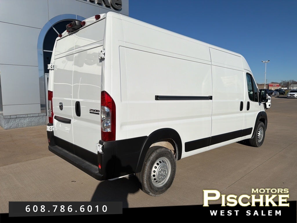 2025 RAM ProMaster 2500 Cargo Van Tradesman High Roof 159' WB w/Pass Seat