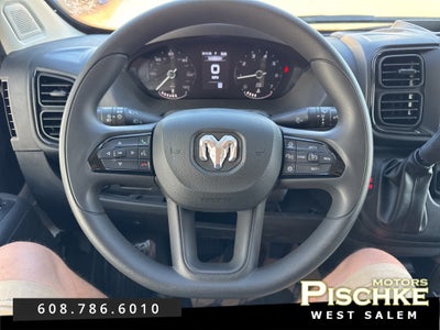 2025 RAM ProMaster 2500 Cargo Van Tradesman High Roof 159' WB w/Pass Seat