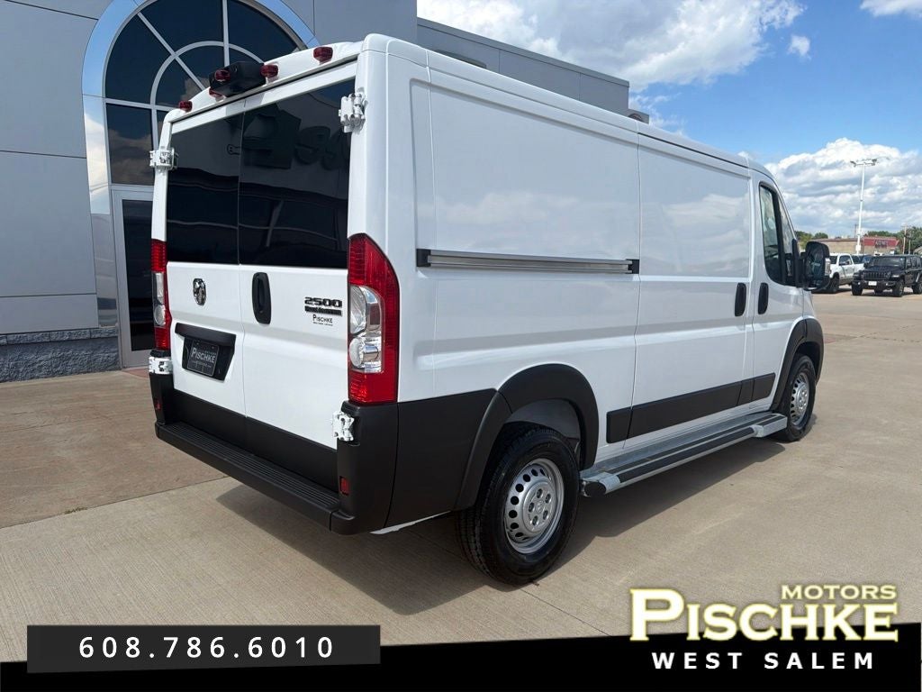 2025 RAM ProMaster 2500 Cargo Van Tradesman Low Roof 136' WB w/Pass Seat
