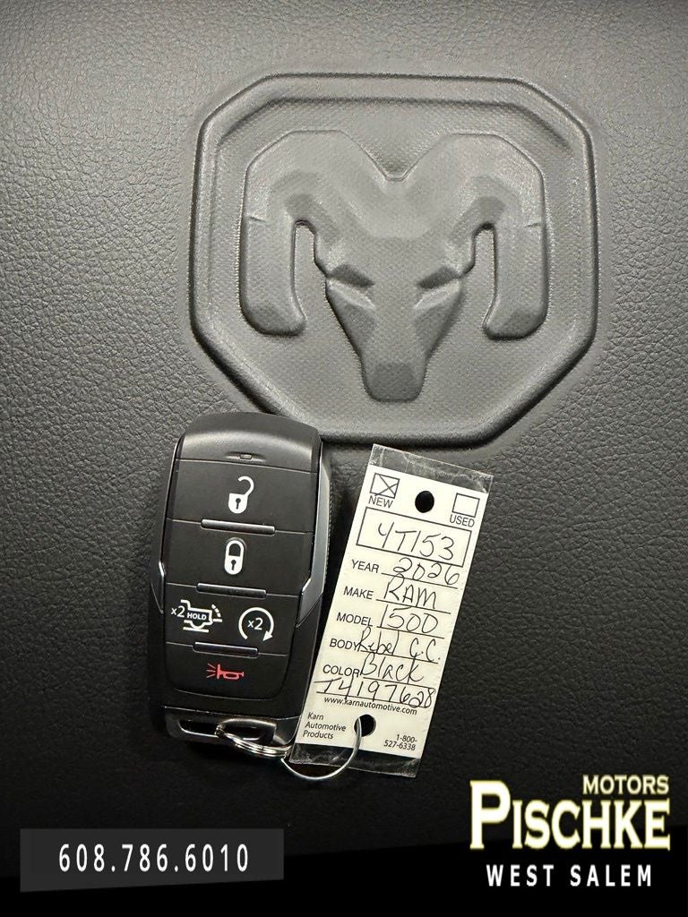 2026 RAM Ram 1500 RAM 1500 REBEL CREW CAB 4X4 5'7' BOX