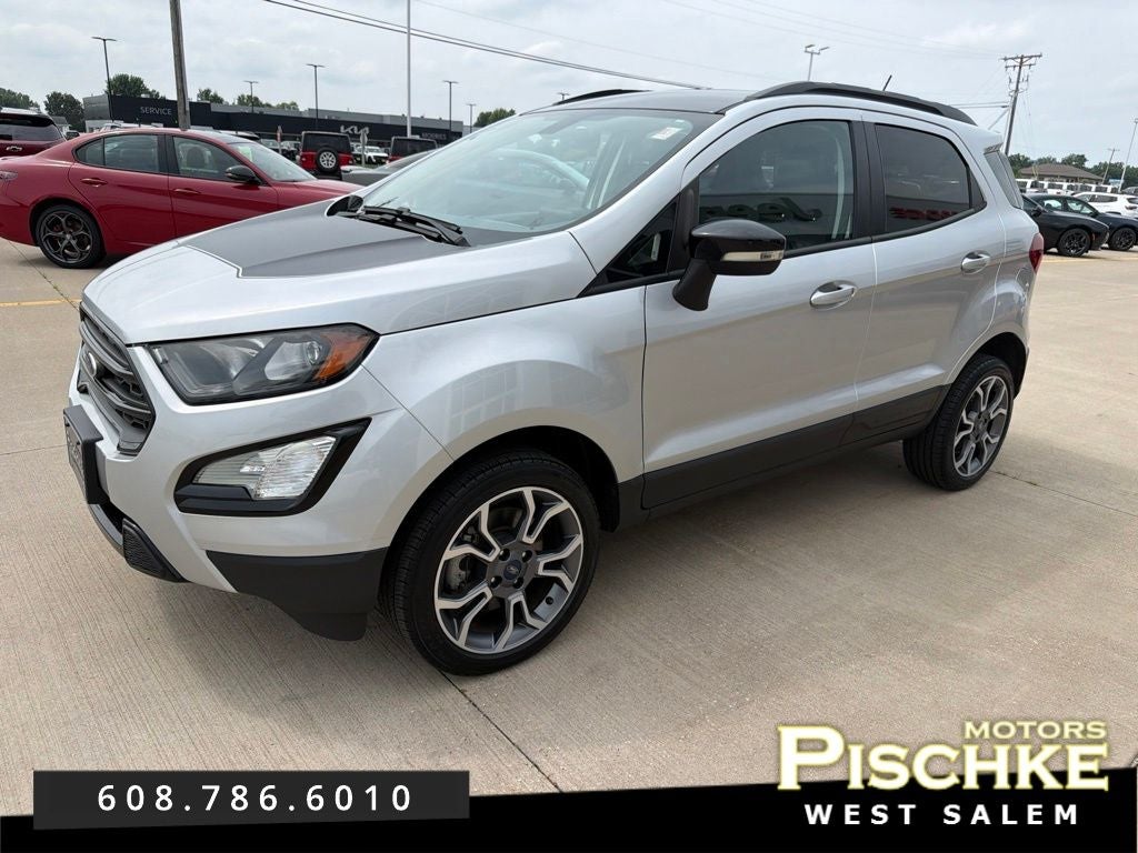 Used 2020 Ford Ecosport SES with VIN MAJ6S3JL0LC364698 for sale in West Salem, WI