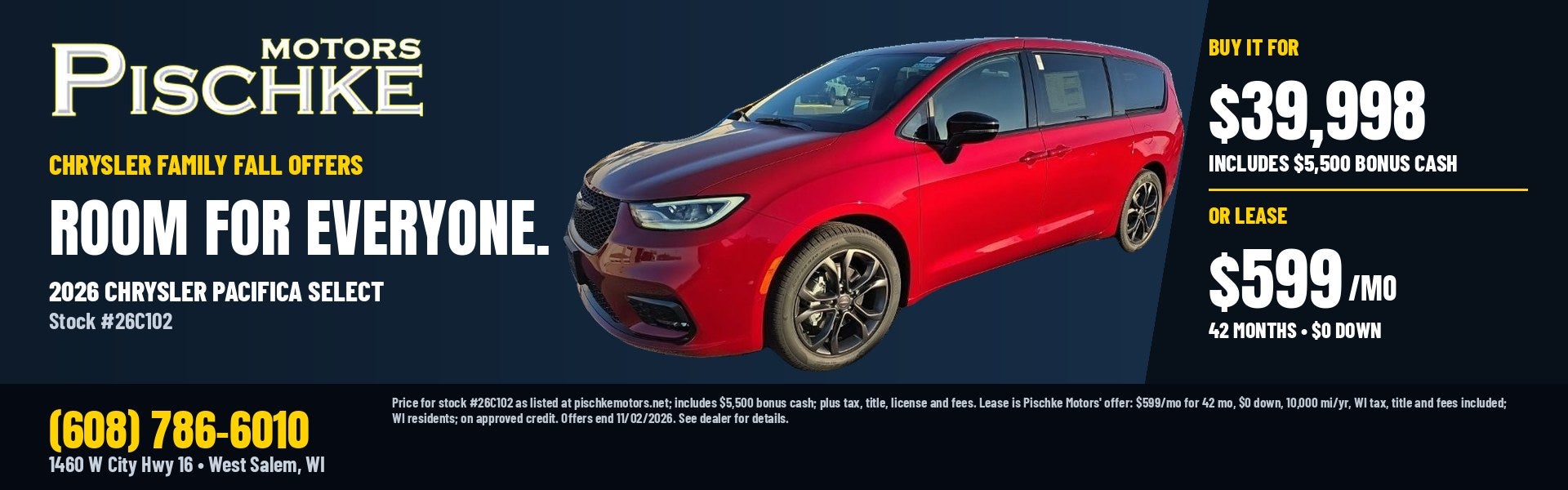 Pacifica Red Tag